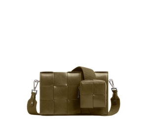 Bottega Veneta Cassette With Versatile Strap In Calfskin