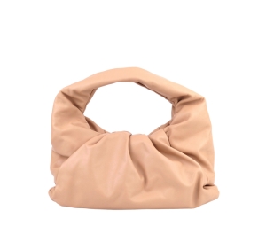 Buy Bottega Veneta Croissant Bag In Calfskin Leather Beige at Sasom – Authentic and Ready to Ship