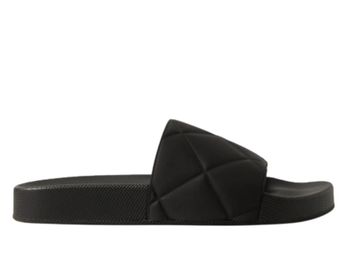 Buy & Sell Bottega Veneta Embossed Rubber Slides | SASOM