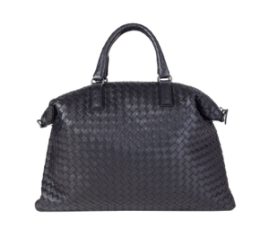 Bottega Veneta Intrecciato Bag In Nappa Leather With Silver Finish Hardware Midnight Blue