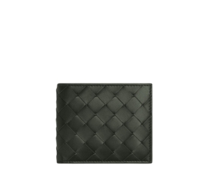 Buy Bottega Veneta Intrecciato Bi-Fold Wallet In Calfskin With Eight Card Slots Dark Green at Sasom – Authentic and Ready to Ship