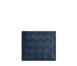 Buy Bottega Veneta Intrecciato Bi-Fold Wallet In Calfskin With Eight Card Slots Deep Blue at Sasom – Authentic and Ready to Ship