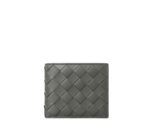 Buy Bottega Veneta Intrecciato Bi-Fold Wallet In Leather Gray at Sasom – Authentic and Ready to Ship