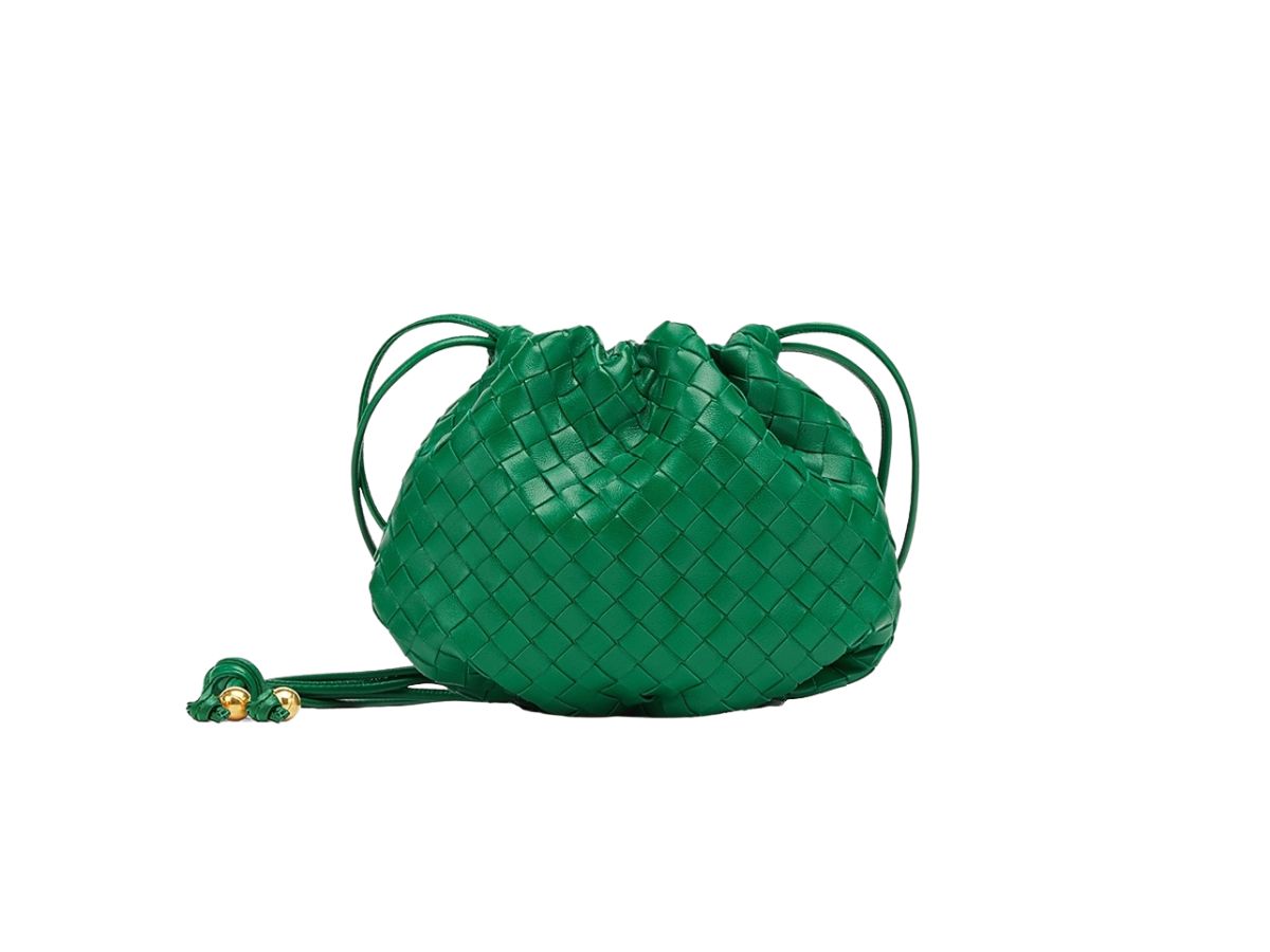 Bottega Veneta Mini Bulb Bag In Intrecciato Leather With