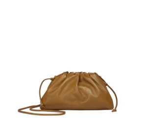 Buy Bottega Veneta Mini Pouch Bag In Calf Skin Leather With Gold Finish Hardware Camel at Sasom – Authentic and Ready to Ship