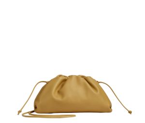 Buy Bottega Veneta Mini Pouch In Calf Skin With Gold Finish Hardware Butterscotch at Sasom – Authentic and Ready to Ship