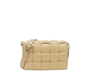 Buy Bottega Veneta Padded Cassette In Intreccio Lambskin Leather With Gold Finish Hardware Porridge at Sasom – Authentic and Ready to Ship
