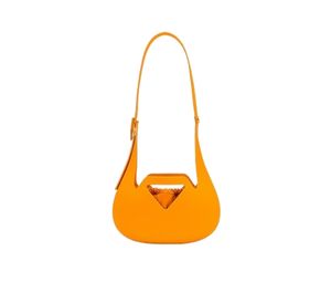 Bottega Veneta Recyclable Rubber Punch Shoulder Bag Tangerine