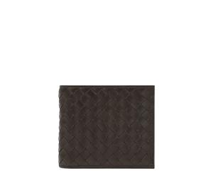 Bottega Veneta Bi-fold Wallet In Intrecciato Leather With Eight Card Slots Espresso