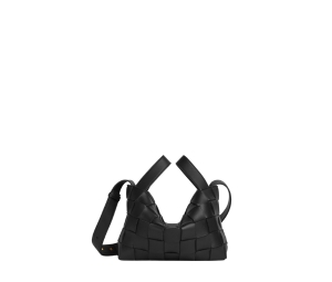 Buy Bottega Veneta Small Bowling Cassette In Lambskin With Gold Finish Hardware Black at Sasom – Authentic and Ready to Ship