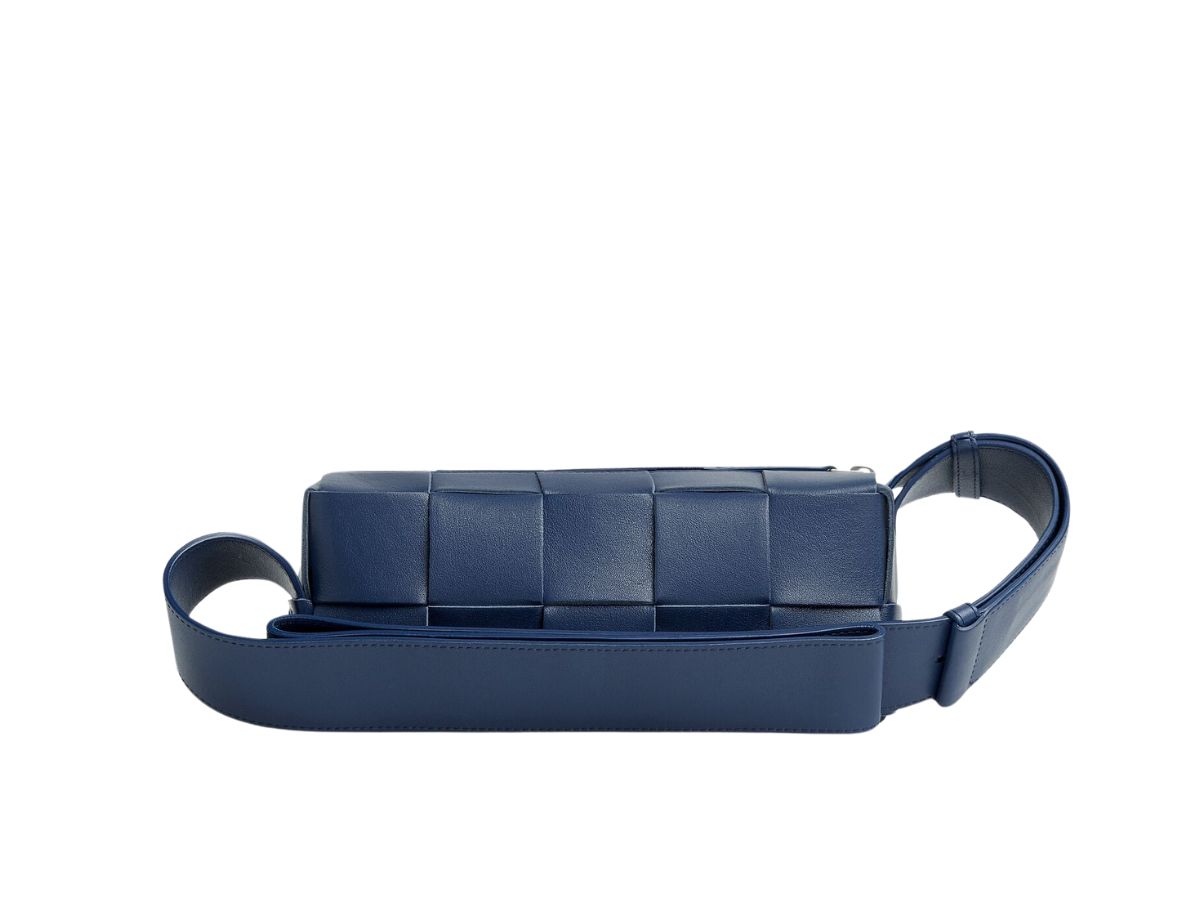 Bottega Veneta Small Brick Cassette In Calfskin With Silver Finish ...