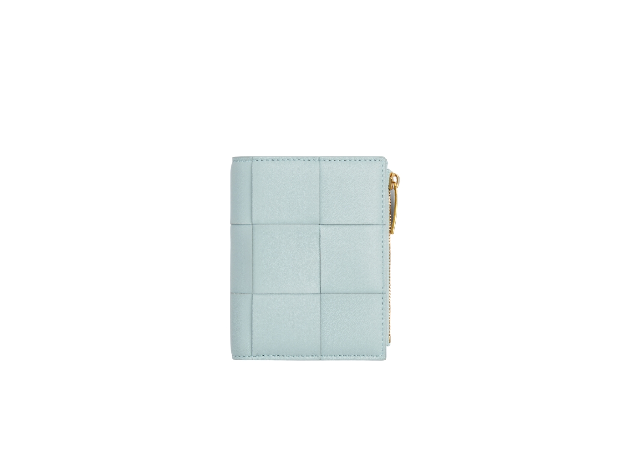 Bottega Veneta Small Cassette Bi-Fold Zip Wallet In