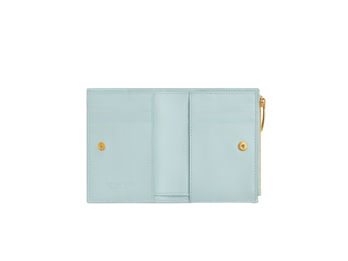 Bottega Veneta Small Cassette Bi-Fold Zip Wallet In