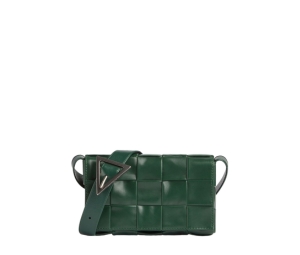 Buy Bottega Veneta Small Cassette In Calfskin With Silver Finish Hardware Raintree at Sasom – Authentic and Ready to Ship