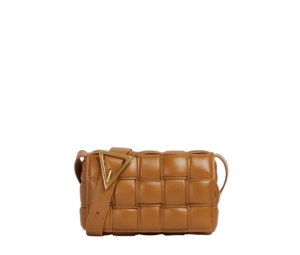 Buy Bottega Veneta Small Padded Cassette In Lambskin With Gold Finish Hardware Camel at Sasom – Authentic and Ready to Ship