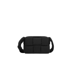 Buy Bottega Veneta Small Padded Tech Cassette Nylon Cross Body Bag With Silver Finish Hardware Black at Sasom – Authentic and Ready to Ship