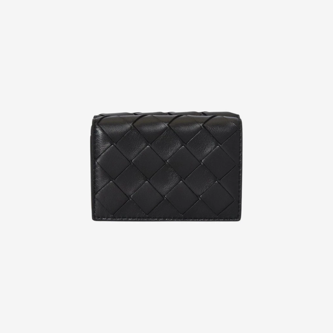 SASOM กระเป๋า Bottega Tiny TriFold Zip Wallet Black เช็คราคา