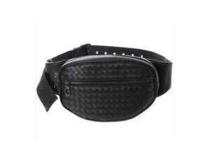 Buy Bottega Veneta Woven Panel Leather Belt Bag Black at Sasom – Authentic and Ready to Ship