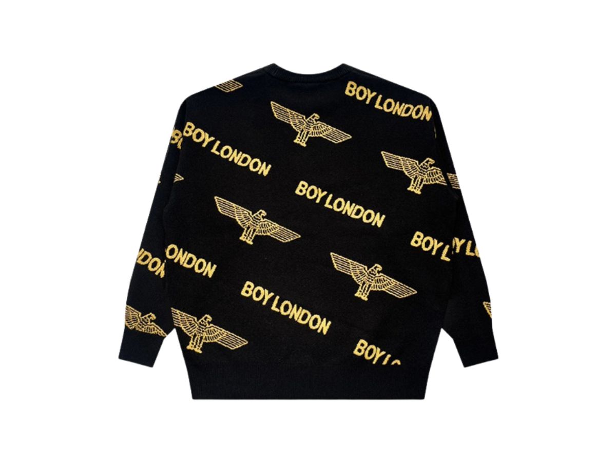 SASOM | เสื้อผ้า Boy London Knit Retro New Collection Black เช็ค