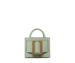 Boyy Bobby 18 In Palmellato Calfskin Leather With Gold-tone Hardware  Pistachio | Sasom