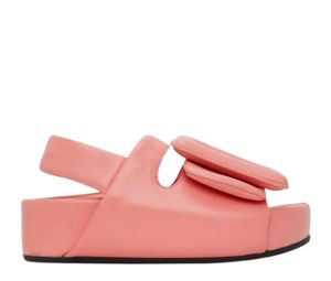 Buy Boyy Puffy Sandal Slingback In Lambskin Leather Flamingo at Sasom – Authentic and Ready to Ship