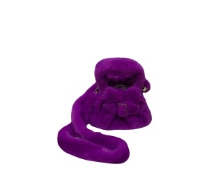 Buy Boyy 2-Way Eco-Fur Shoulder Bag Purple at Sasom – Authentic and Ready to Ship