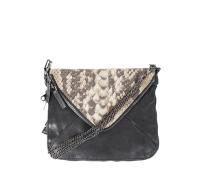 Buy Boyy Slash Bag In Python Leather With Silver Hardware Black at Sasom – Authentic and Ready to Ship