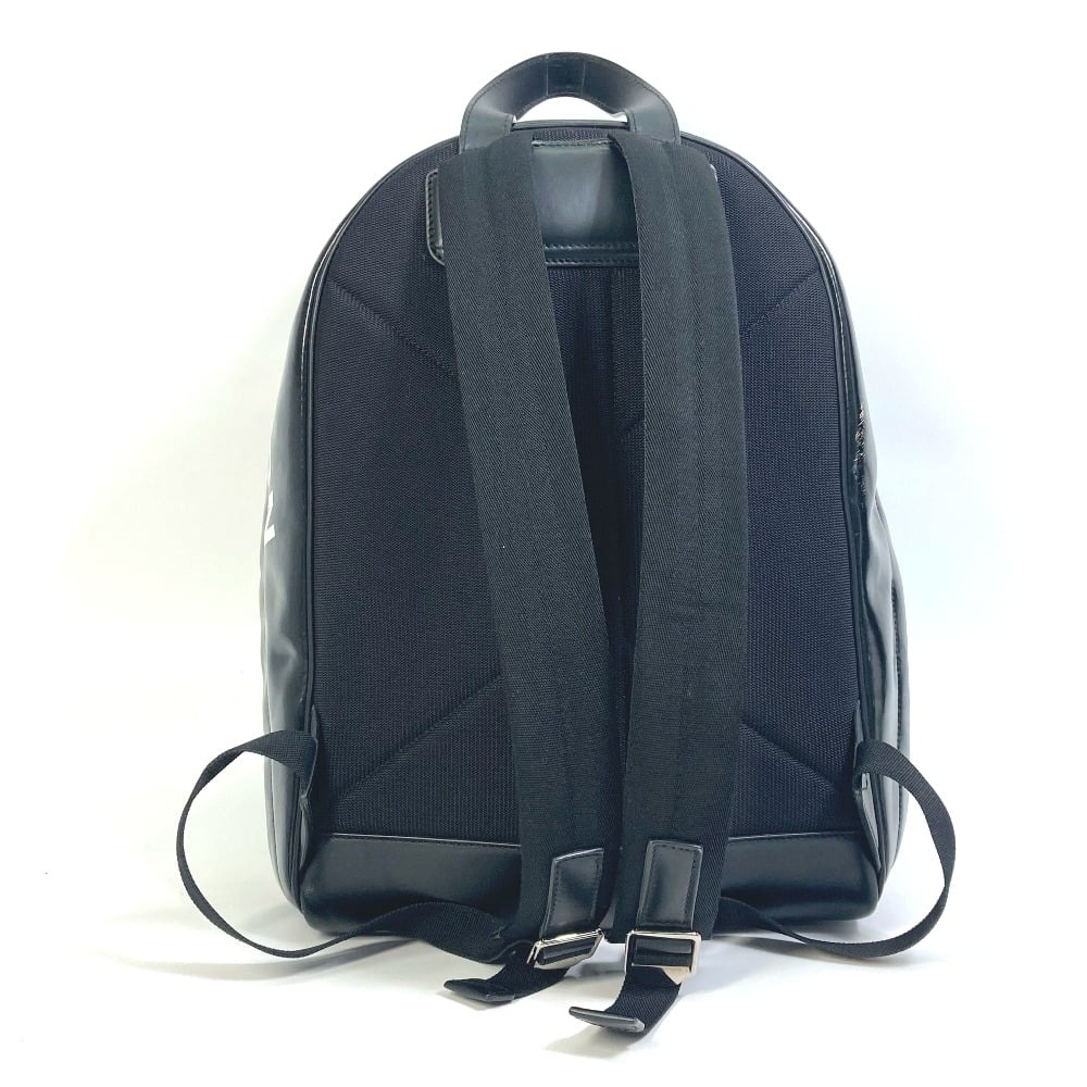 Burberry BURBERRY 8021908 ML JETT Horseferry Backpack Coating canvas Black/White - view 2