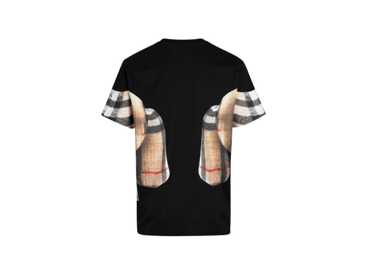 SASOM | apparel Burberry Daryl Bear T-Shirt Black Check the