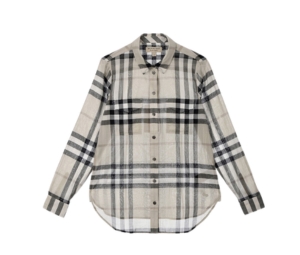 Buy Burberry Shirt Stone Beige at Sasom – Authentic and Ready to Ship