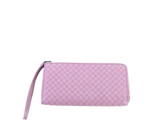 Buy Bottega Veneta Zipped Long Wallet Pink at Sasom – Authentic and Ready to Ship