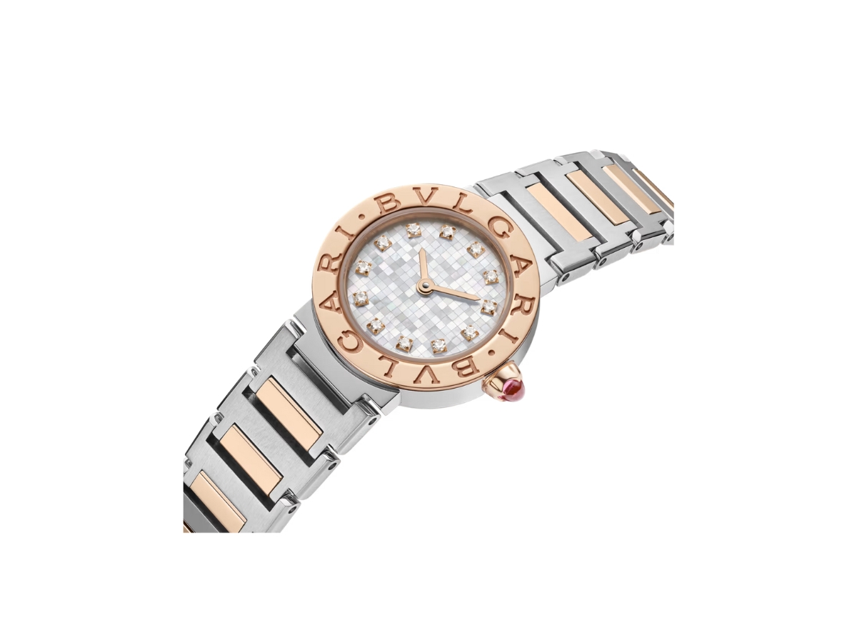 https://d2cva83hdk3bwc.cloudfront.net/bvlgari-bvlgari-x-lisa-watch-23mm-in-stainless-steel-with-18-kt-rose-gold-white-pearl-mosaic-dial-2.jpg