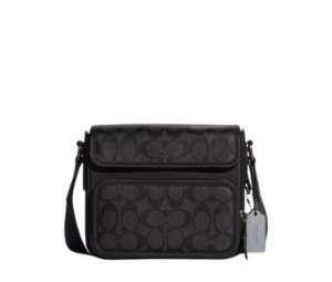 Buy Coach Sullivan Flap Crossbody In Signature Canvas Black Charcoal at Sasom – Authentic and Ready to Ship