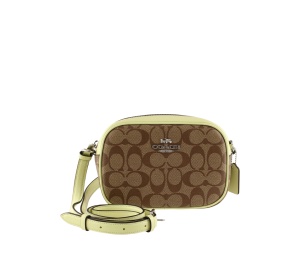 Buy Coach Mini Jamie Camera Bag In Signature Canvas Khaki And Pale Lime at Sasom – Authentic and Ready to Ship