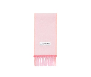Buy Acne Studios Mohair Wool Fringe Muffler Pink at Sasom – Authentic and Ready to Ship