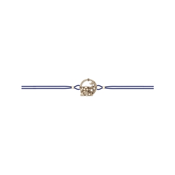Caishen Golden Gold Bracelet (Navy)