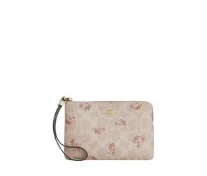 Buy Coach Corner Zip Wristlet Sand Multicolor at Sasom – Authentic and Ready to Ship