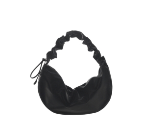 Buy Carlyn Babe L In Artificial Leather With Silver Hardware Satin Black at Sasom – Authentic and Ready to Ship