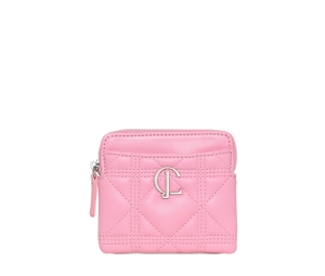 Carlyn Cube Wallet In Artificial Leather Silver | ของแท้