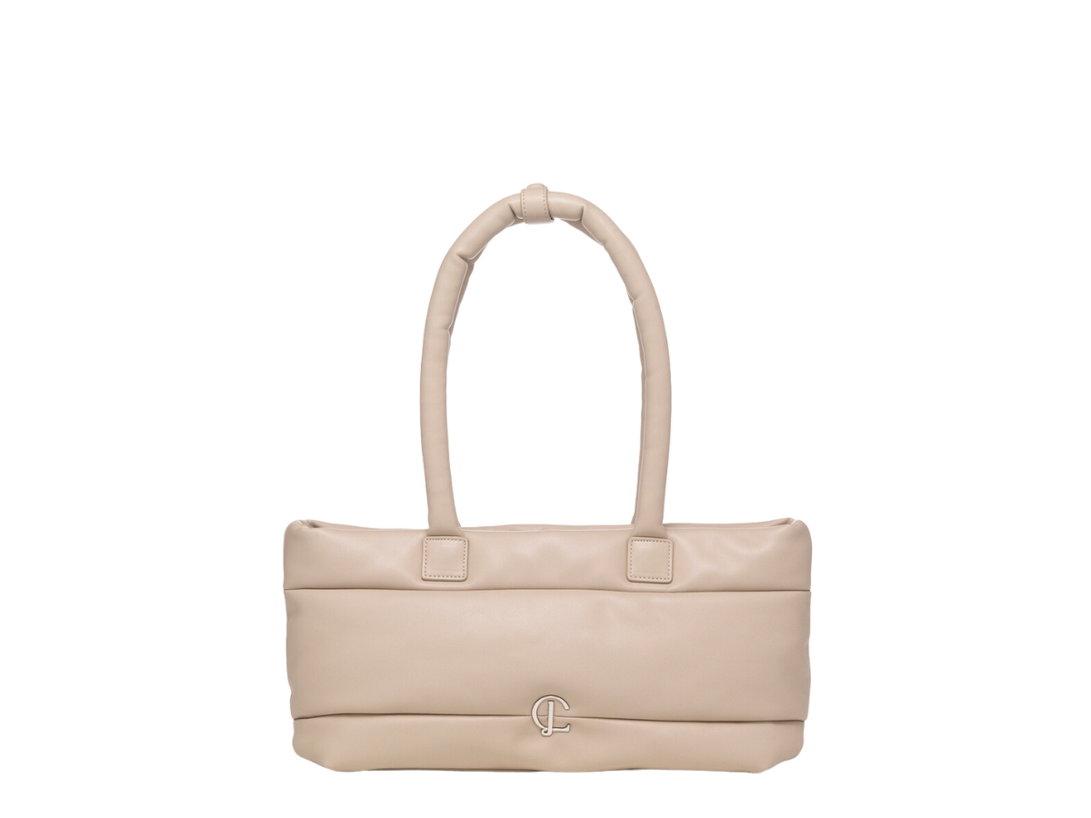 Buy Carlyn Hug In Artificial Leather Beige | SASOM