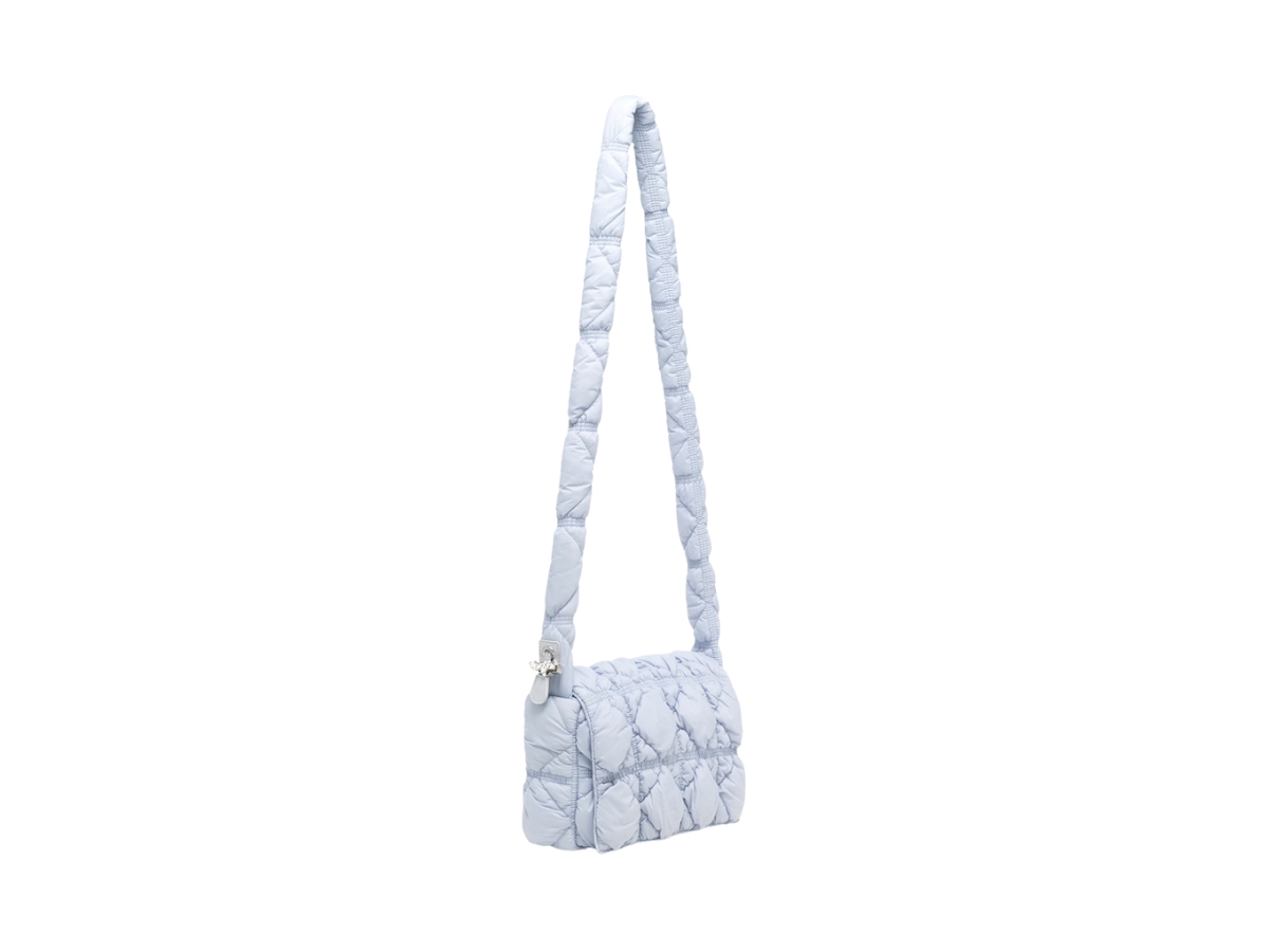 ◆CARLYN◆ LUKE CLOUD BLUEH74103010 Carlyn Luke Bag In Nylon With Silver Hardware Ivory