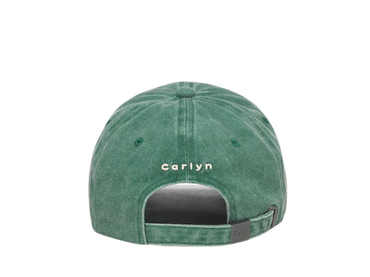 Carlyn New Logo Washed Cap Green Shop Authentic at SASOM
