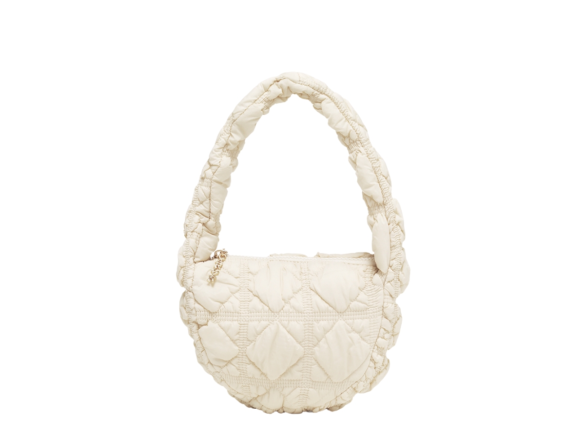 SASOM กระเป๋า Carlyn Quilted Soft Mini Bag Ivory เช็คราคาล่าสุด