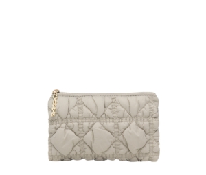 Buy Carlyn Soft Pouch In Nylon With Gold Hardware Gray at Sasom – Authentic and Ready to Ship