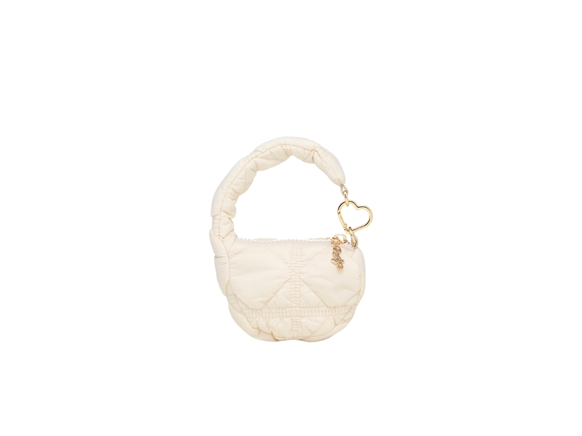 Carlyn Soft Teeny Bag Charm Ivory Shop Authentic at SASOM