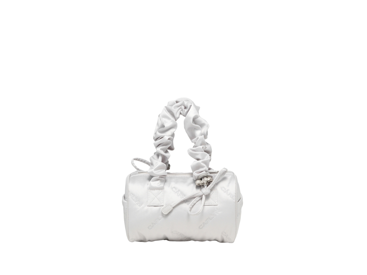 CARLYN☆Tia Bag Carlyn Tia Mini In Polyester Silver Shop Authentic at SASOM