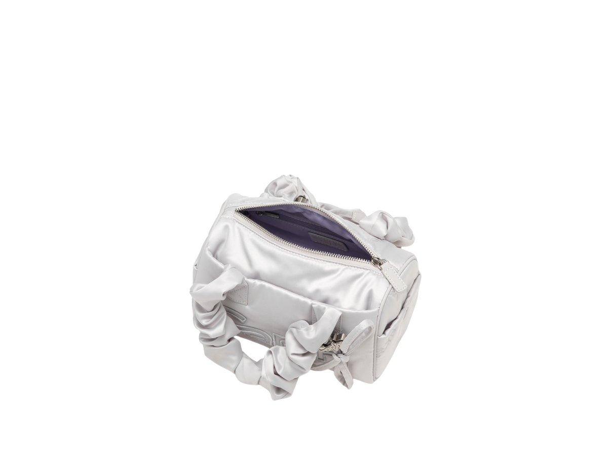 Carlyn Tia Mini In Polyester Silver Shop Authentic at SASOM