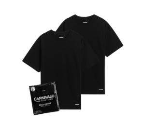 Carnival 2 Pack T-Shirt Regular Fit Black