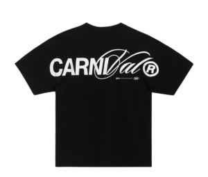 Carnival Calligraphy Logo Ovs T-Shirt Black (FW24)