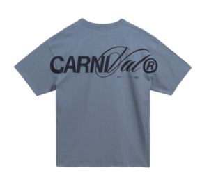 Carnival Calligraphy Logo Ovs T-Shirt Bluetint (FW24)